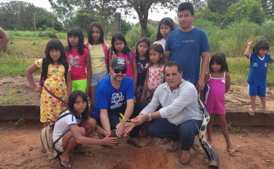 Governo do Tocantins leva o projeto Sementinhas do Cerrado à comunidade indígena Xerente, em Tocantínia