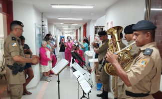Pacientes do HGP são beneficiados com projeto musical da PM