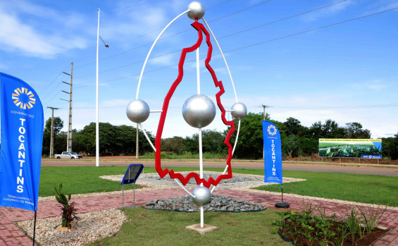 Governo do Tocantins inaugura monumento em local onde será o Parque Tecnológico do Tocantins