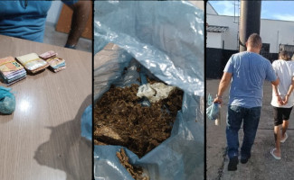 Em Paraíso do Tocantins, homem preso por tráfico de drogas tenta subornar policiais civis