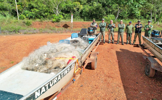 Fiscalização realizada pelo Naturatins apreende 70 kg de pescado na região norte do Estado