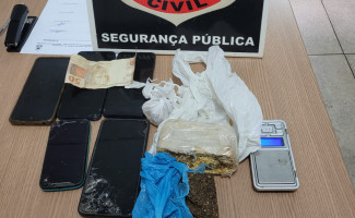 Em Miracema do Tocantins, Polícia Civil prende homem em flagrante por tráfico de drogas