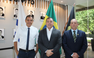 Membros da cúpula da SSP-TO e equipe técnica recepcionam novo superintendente da Polícia Científica