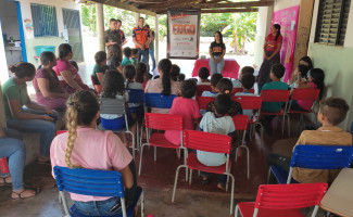 Governo do Tocantins leva sensibilização do projeto Foco no Fogo às escolas urbanas e rurais de Dois Irmãos e Araguacema
