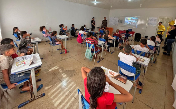 Governo do Tocantins leva sensibilização do projeto Foco no Fogo às escolas urbanas e rurais de Dois Irmãos e Araguacema