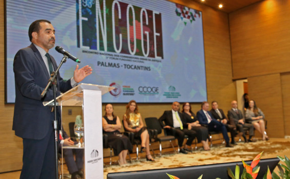 Governador Wanderlei Barbosa participa da abertura do Encontro Nacional dos Corregedores-Gerais da Justiça em Palmas e 5º Fórum Fundiário Nacional 
