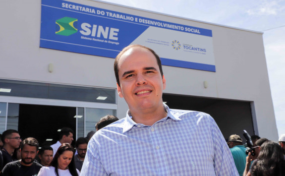 Governador Wanderlei Barbosa inaugura Sine em Luzimangues e destaca ampliação de vagas de emprego para o distrito de Porto Nacional