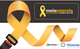 Com o tema "Paz no trânsito começa por você", Governo do Tocantins realiza lançamento da campanha Maio Amarelo 2024