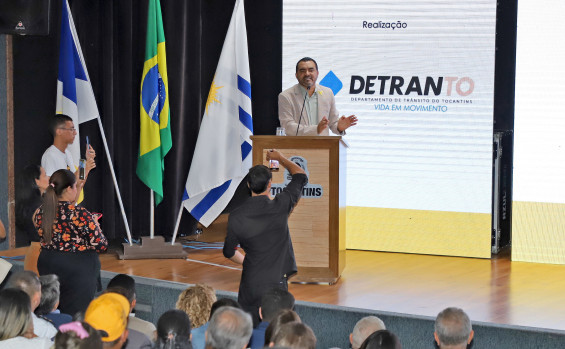 No lançamento do Maio Amarelo 2024, governador Wanderlei Barbosa anuncia investimento de R$ 10 milhões para segurança nas travessias urbanas