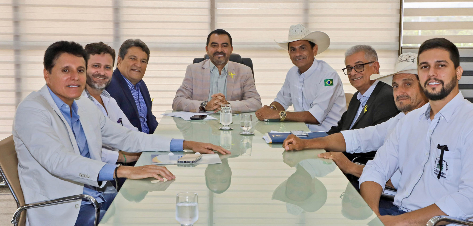 A reunião contou com a participação do presidente do Sindicato Rural de Paraíso do Tocantins, Rogério Moraes; e dos diretores da entidade
