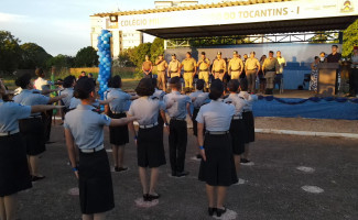 Em solenidade, 24 alunos do Colégio Militar do Tocantins, Unidade I, concluem curso de formação de assessores de comunicação