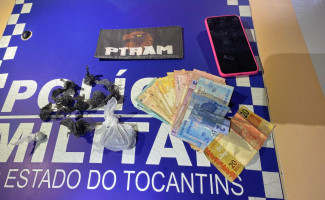Polícia Militar prende suspeito de tráfico de drogas na região norte de Palmas