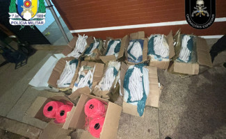 Após denúncia anônima, Polícia Militar apreende quase uma tonelada de material explosivo na rodoviária de Palmas
