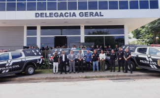 Novas viaturas e computadores de alta performance são destinados à Polícia Civil do Tocantins para reforçar trabalho das equipes no Estado