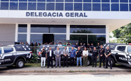 Segurança Pública entrega novas viaturas e computadores de alta performance à Polícia Civil do Tocantins 
