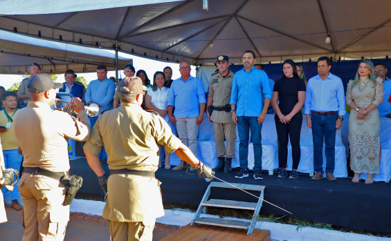 Governador Wanderlei Barbosa inaugura obras das unidades da Polícia Militar de Arraias e Palmeirópolis 