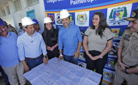 Governador Wanderlei Barbosa visita obras de reformas e melhorias em Colégio Militar de Palmeirópolis