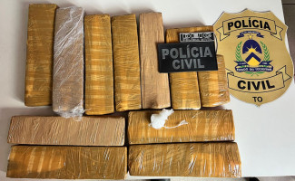 Em Porto Nacional, Polícia Civil prende suspeito por tráfico de drogas