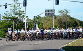 Detran/TO realiza 3° Passeio Ciclístico para alertar sobre a importância da segurança e do respeito no trânsito