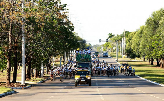 Detran/TO realiza 3° Passeio Ciclístico para alertar sobre a importância da segurança e do respeito no trânsito