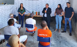 Reeducandos da Unidade Penal de Dianópolis se formam em curso de Hidroponia, ofertado pela Unitins e pelo IFTO