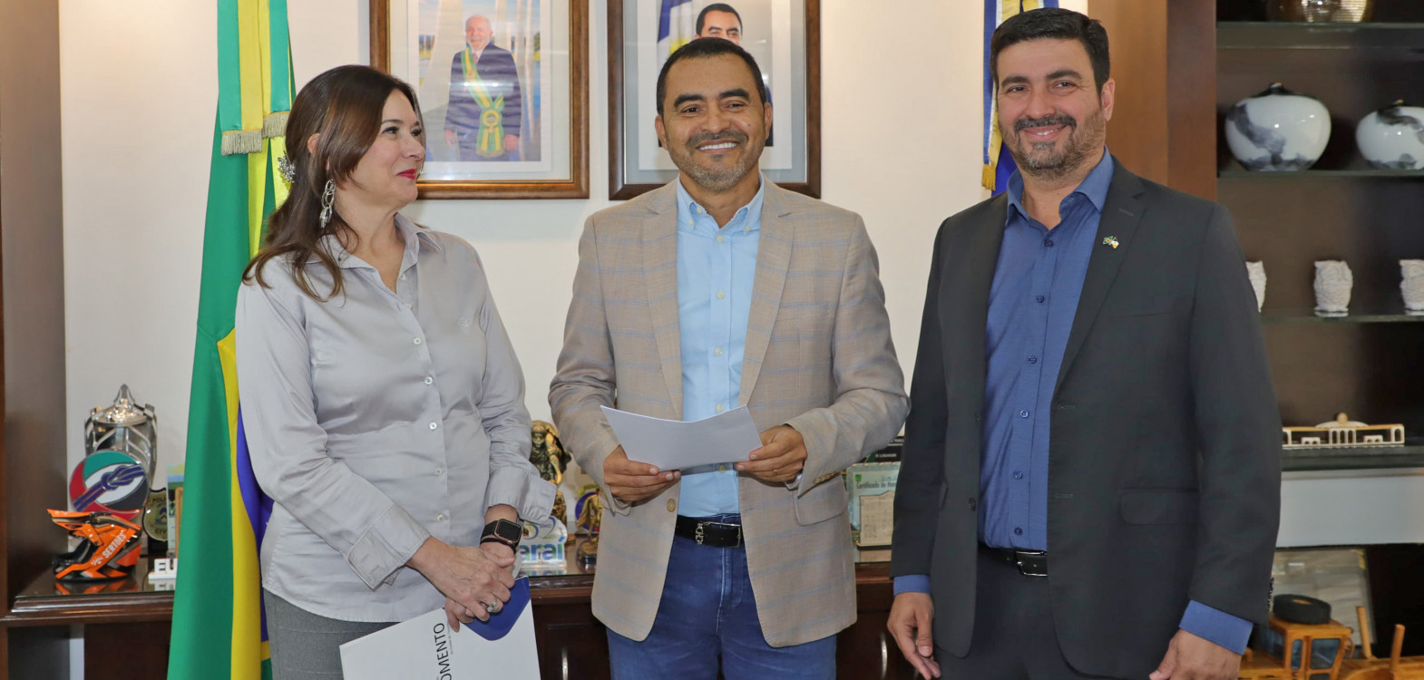 Governador Wanderlei Barbosa assinou nesta quarta-feira, 29, um convênio que estabelece parceria entre a Unitins e a Agência de Fomento do Estado