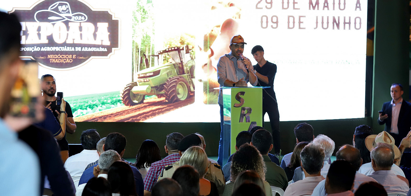 Na abertura oficial da Expoara, o governador Wanderlei Barbosa destacou o compromisso da gestão com o setor agropecuário e a promoção de um ambiente de negócios seguro e sustentável