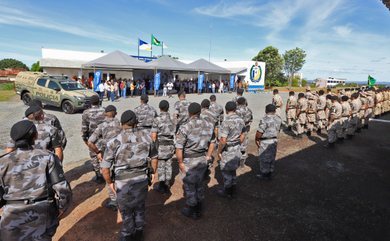 Governador Wanderlei Barbosa inaugura Comando Regional de Policiamento e base da Força Tática em Araguaína para atender mais de 40 municípios