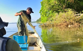 Operação Malha Fina do Naturatins apreende mais de 3 mil metros de redes de pesca