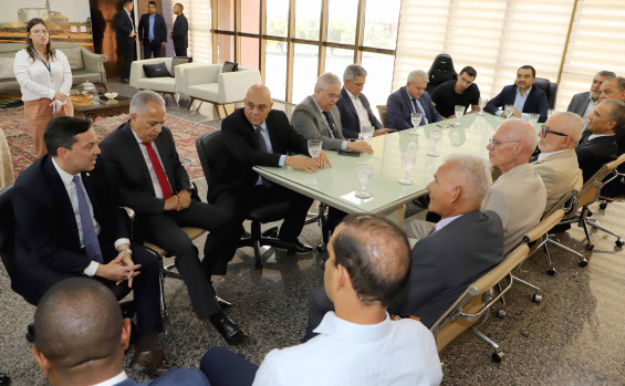 Governador Wanderlei Barbosa recebe presidentes dos Tribunais de Contas de Portugal e Angola 