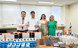 SES-TO recebe equipamentos eletrônicos da Receita Federal