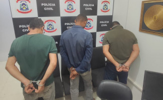 Polícia Civil deflagra ação de combate a roubo de carga e prende três homens no Distrito de Luzimangues 

