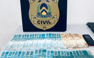 Homem que roubou R$ 3 mil de idosa de 92 anos é preso pela Polícia Civil após parar em bar para gastar o dinheiro

