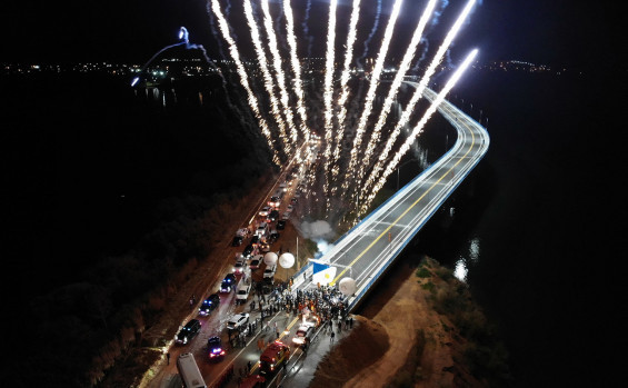 Governador Wanderlei Barbosa inaugura nova ponte de Porto Nacional; obra marca momento histórico no Tocantins 