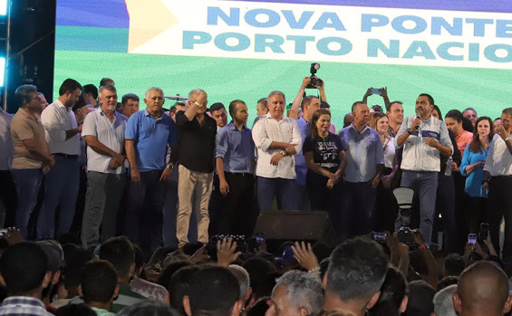 Governador Wanderlei Barbosa inaugura nova ponte de Porto Nacional; obra marca momento histórico no Tocantins 