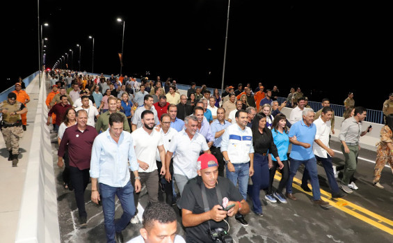 Governador Wanderlei Barbosa inaugura nova ponte de Porto Nacional; obra marca momento histórico no Tocantins 