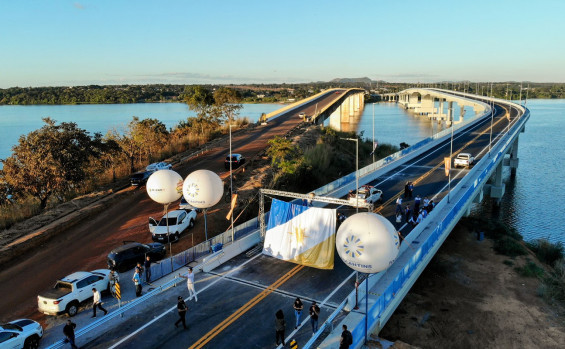 Com investimento de R$ 180 milhões, governador Wanderlei Barbosa inaugura nova Ponte de Porto Nacional; obra representa avanço no desenvolvimento do Tocantins 