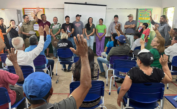 Governo do Tocantins cria primeiro Conselho Comunitário de Segurança Rural do Estado, no Projeto São João 