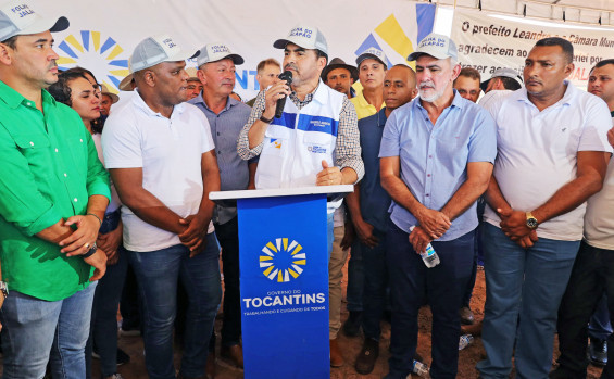 Governador Wanderlei Barbosa inaugura 50 km da rodovia TO-247 em Lagoa do Tocantins com investimento de R$ 80 milhões