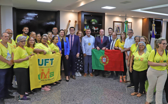 Governador em exercício, Amélio Cayres, recebe visitas institucionais para aprovação de lei para piscicultura e encaminhamento de projetos 