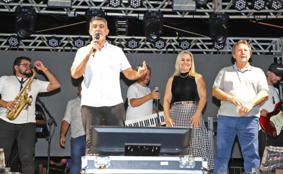 Governador em exercício, Amélio Cayres, participa da abertura do maior arraial do Bico do Papagaio, em Augustinópolis