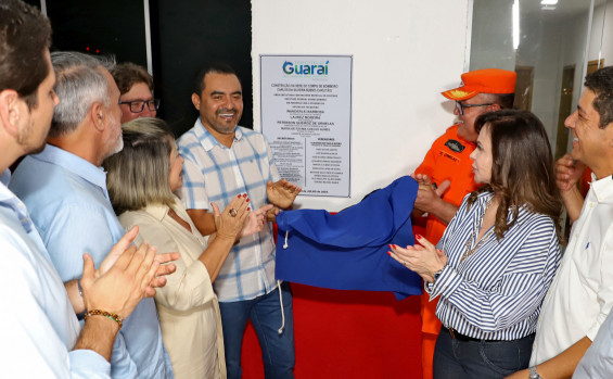 Governador Wanderlei Barbosa inaugura Companhia dos Bombeiros Militar, em Guaraí, para atender 16 municípios e assina obra de R$ 19 milhões para Centro de Ensino