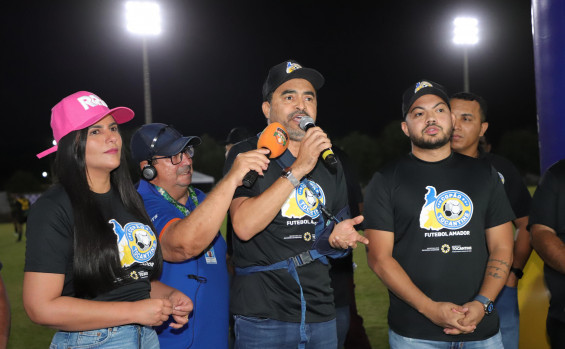 Governador Wanderlei Barbosa participa da final do Copão Tocantins de Futebol Amador, em Paranã 