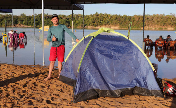 Comerciantes e visitantes das praias de Rio dos Bois e Tupiratins comemoram investimentos do Governo do Tocantins em estruturas