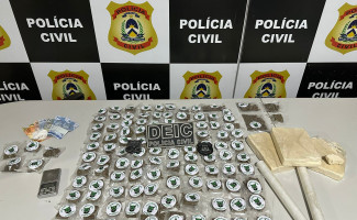 Em Paraíso do Tocantins, Polícia Civil prende três homens por tráfico de drogas e apreende grande quantidade de entorpecentes
