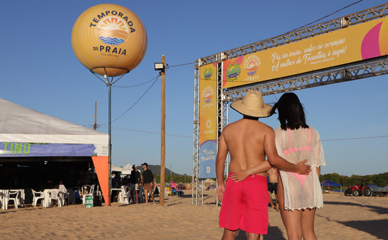 Em Araguacema, tradicional Praia da Gaivota recebe turistas em estrutura organizada com investimento do Governo do Tocantins