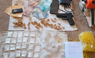 Em Luzimangues, Polícia Civil prende traficante e apreende dezenas de porções de substâncias entorpecentes 
