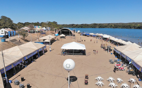 No extremo sul do Estado, temporada de praia de Paranã recebe investimento do Governo do Tocantins 