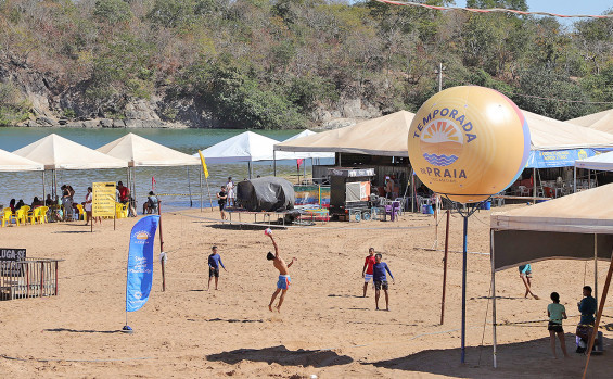 No extremo sul do Estado, temporada de praia de Paranã recebe investimento do Governo do Tocantins 