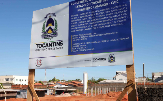 Governo do Tocantins impulsiona educação de Araguaína com destaque para o início das obras do novo Colégio Militar